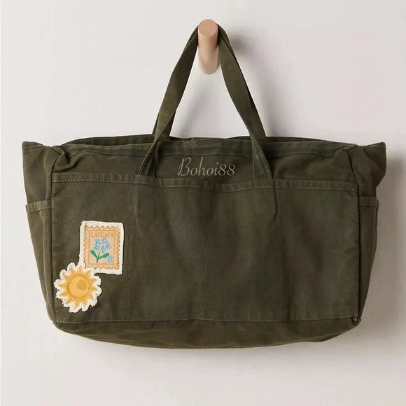 NEW Free People Kiss My Patch Tote - Picture 2 of 15